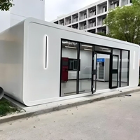 Casa Prefabricada de Acero Moderna y Lujosa de China, Completamente Amueblada, Tipo Contenedor, Hotel, Oficina Exterior, Pod