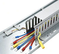 Goulotte de câblage murale en PVC ignifuge de haute qualité, à fentes, flexible, sur mesure, couleur personnalisée, modèle KSSlotted