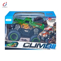 Voiture télécommandée tout-terrain Chengji Big Cross Country, haute vitesse, 2,4 GHz, avec éclairage dinosaure, coque de dinosaure, voiture télécommandée avec fonction de pulvérisation
