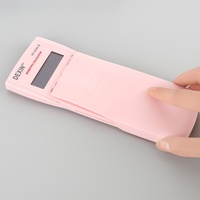 Calculatrice Scientifique Numérique Multifonctionnelle pour Étudiants, Ordinateur Coloré avec Fonctionnalités pour Examens, Alimentation Solaire, en Plastique, Calendrier de Bureau