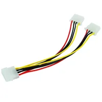 Kabel Splitter Daya IDE PSW 4pin 18cm LP4 Molex J29 Male Female untuk Kartu Grafis, Aksesoris Komputer PC