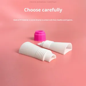 Ống Túi Coupler, 2-màu đóng băng tip adapter, nhỏ nhựa trang trí vòi phun chuyển đổi cho màu kép Frosting bánh trang trí - Product Image 5