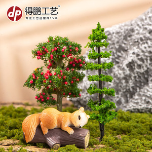 ต้นไม้ประดิษฐ์ตกแต่ง D1483 ต้นไม้พีวีซีขนาดเล็กสำหรับจัดสวนตกแต่งบ้าน - Product Image 4