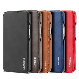 LCIMEEKE pour <span class=keywords><strong>iPhone</strong></span> 18 17 Air 16 15 <span class=keywords><strong>SE</strong></span> 8 XS XR 11 12 13 14 Plus Mini Pro Max Étui en cuir PU souple avec fentes pour cartes et compartiment à monnaie - Product Image 3