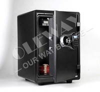 Coffre-fort numérique ignifuge de fabrication industrielle avec écran LCD et mot de passe électronique, clé d'urgence, pour la sécurité à domicile et au bureau