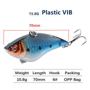 เหยื่อปลอม <span class=keywords><strong>MISTER</strong></span> LURE 15.8 กรัม แบบจมน้ำ วัสดุพลาสติก VIB แข็ง ผลิตด้วยเครื่องพิมพ์ 3 มิติ ตา 3 มิติ พร้อมตะขอ สำหรับตกปลาในน้ำจืด - Product Image 3