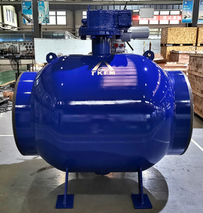 Actuated Ball DN800 DN1200 <b>Worm</b> Gear WCB Carbon Steel Industrial Control for Pipeline System Ball Valve Ball Valve 10 Inch - Product Image 1