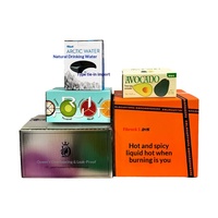 Boîtes cadeaux alimentaires personnalisées avec logo imprimé, emballages pour noix et graines, boîtes souvenir colorées, crabe grisonnant, commandes personnalisées acceptées, fabriqué en Chine
