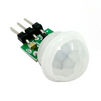HC-SR501 RD-624 Sensor Modul Elektronik Induksi Inframerah Tubuh Manusia Saklar Probe Piroelektrik