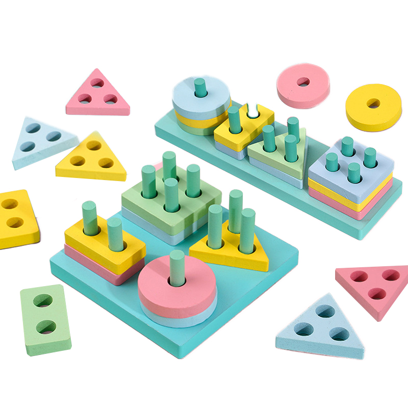 Wholesales Wooden Kids Toys Montessori Fidget Toys For Baby Play Educational Pretend Toys