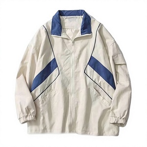 Veste Safari Unisexe Noire à Capuche Coupe Ample Décontractée en Polyester Pull d'Hiver Couleur Unie Coupe-Vent Vente en Gros LOGO Personnalisé - Product Image 2