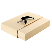 Lot de boîtes pliantes en papier à extrémité repliée pour emballage de lingerie et vêtements, sacs cadeaux et chaussettes, personnalisables, écologiques, pour la vente en gros