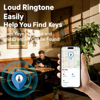 Organisateur de clés personnalisé en fibre de carbone anti-perte avec traqueur GPS, porte-clés pour Apple, coffret cadeau de Noël