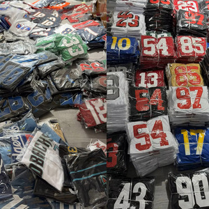 男子青少年芝加哥队 # 34 费顿 # 18号凯尔布·威廉姆斯 # 84 科尔斯顿·洛夫兰 # 15 罗马·奥杜恩泽等美式橄榄球球衣 - Product Image 5