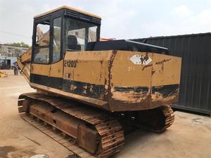 Colore originale 12Ton di seconda mano Caterpillar E120B escavatore usato di piccole dimensioni cingolato escavatore - Product Image 2