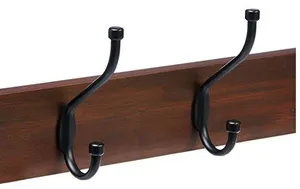 Made in China solido cappotto di legno cremagliera di tovagliolo fissato al muro hanger gancio <span class=keywords><strong>con</strong></span> ripiani - Product Image 6