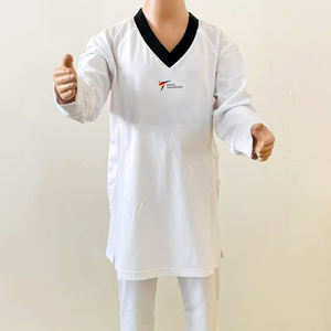 Nuevo uniforme de competición ligero de <span class=keywords><strong>Taekwondo</strong></span> WT <span class=keywords><strong>Dobok</strong></span> - Product Image 3