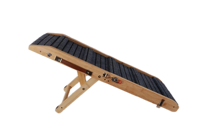 Rampe pliante en bois de bambou Offre Spéciale pour chien engrenages réglables griffoir pour animaux de compagnie avec serrure en acier inoxydable