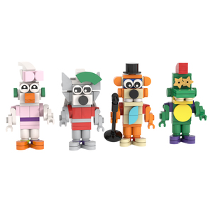 MOC1654 vulnérabilité de sécurité 177 pièces briques horreur <span class=keywords><strong>FNAF</strong></span> jeu assembler recueillir des blocs de construction éducatifs bricolage enfants cadeau jouets - Product Image 4