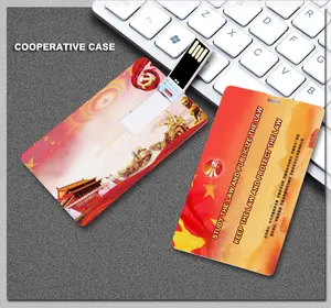 Kartu Kredit Usb dengan Logo Kustom, Kartu Kredit Usb Kemasan Kartu Blister untuk Usb Flash Drive Kartu Bank Usb Flash Drive EM