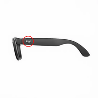 Lunettes intelligentes avec enregistrement vidéo, lunettes intelligentes sans fil avec caméra intégrée pour filmer en mains libres