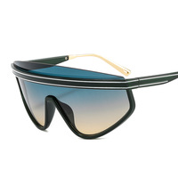Gafas de Sol Vintage para Hombre, Gafas de Sol de Moda para Hombre 2024, Gafas de Sol de Diseñador de Lujo para Mujer, Gafas de Sol de una Sola Pieza