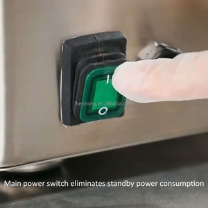 Friteuses électriques industrielles de comptoir pour la restauration rapide, machine à frites électriques, friteuses DDP - Product Image 5