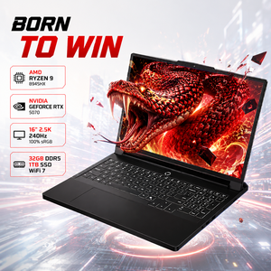 แล็ปท็อปเกมมิ่งขนาด 16 นิ้ว 2.5K 240Hz AMD Ryzen 9 8945HX RTX 5070 แรม 32GB SSD 1TB WiFi 7 โน้ตบุ๊กเกมมิ่งประสิทธิภาพสูง AI PC คอมพิวเตอร์ - Product Image 1