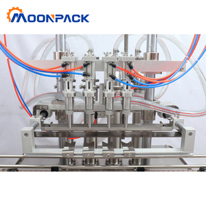 Machine de remplissage automatique Moonpack à 4 têtes pour liquides, boissons sportives, thé Oolong, thé vert, jus de mangue, petites bouteilles, machine de remplissage électrique - Product Image 4