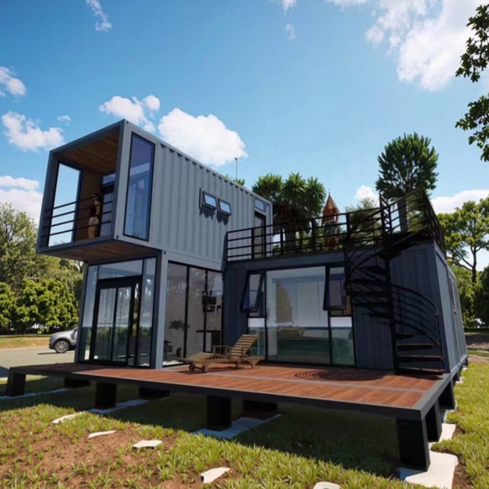 Prefab Container Pop-up Store Cluster Customized Shipping Container ...