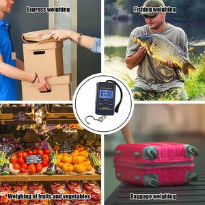 Hot Sales Backlit Fish Hook Hang <strong>Scale</strong> LCD Display <strong>Electronic</strong> Travel Hanging <strong>40kg</strong> 50kg Weighting Portable Digital Luggage <strong>Scale</strong> - Product Image 3