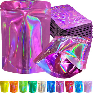 Tùy chỉnh in Nắp kéo CPP thực phẩm Ziplock nhựa đứng lên túi dây kéo bao bì lá Holographic mùi bằng chứng 3.5 Túi Mylar - Product Image 6