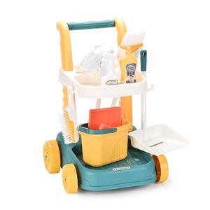 Juego de limpieza doméstica para niños, juguetes educativos para preescolar, mopa, escoba, limpieza del hogar - Product Image 2
