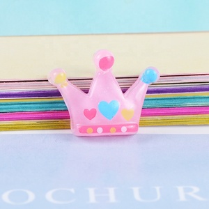 Paso sico เรซิ่นมงกุฎเจลลี่สีลูกกวาด20มม. อุปกรณ์ทำเล็บ3D น่ารักอุปกรณ์ตกแต่งเล็บดีไซน์3D - Product Image 2