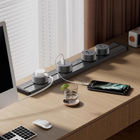 KLASS Smart Rail Prises Modulaires sur Rail – Excellent Prix – Prises Murales Mobiles en Acier Inoxydable (UK/US) – 13A