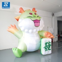 Personnage de dessin animé dragon mignon gonflable mascotte gonflable personnalisée