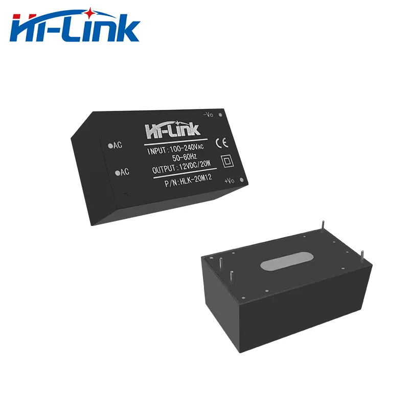 AC DC Converter Hilink 20m12 หม้อแปลงไฟฟ้า Paypal ยอมรับอินพุต 220V ถึง 12V 20W การประกันการค้าเดี่ยว HLK-20M12 โมดูล