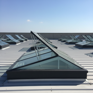 Lucernario Elettrico Apribile con Ventilazione, Vetro Temperato Antivento e Impermeabile <span class=keywords><strong>per</strong></span> Fabbriche, Magazzini ed Edifici Commerciali - Product Image 2