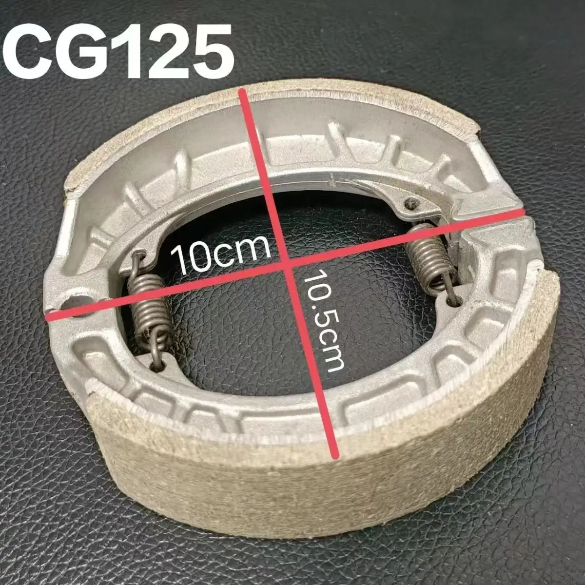 Hot selling motorcycle brake system non asbestos brake shoes CG125