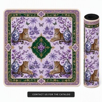 Tapis de mahjong en néoprène imperméable antidérapant et insonorisant de 31,5 pouces pour les soirées de jeu à domicile et les fêtes