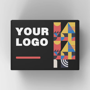 Custom Logo Black Mailer Paper <b>Box</b> For <b>Shipping</b> Bio-Degradable Clothing <b>Shipping</b> <b>Box</b> Matt Glossy Lamination Tshirt <b>Box</b> - Product Image 3