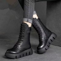 Bottes d'hiver FWD 2026 pour le commerce extérieur transfrontalier, doublées polaire, en coton, mi-mollet, à semelle épaisse antidérapante, chaudes, pour femme, en microfibre