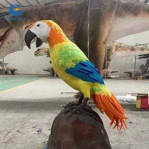 CCAA28 カスタムメイドアニマトロニクスオウムモデル、遊園地向けアニメーションバードオウムモデル - Product Image 2