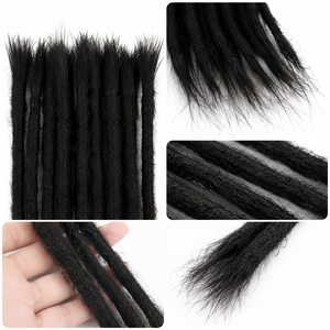 Estensioni Dreadlock 100% Capelli Umani Fatte a Mano con Punte Sciolte per Intrecciare, Riparare e Acconciare i Dreadlock - Product Image 2