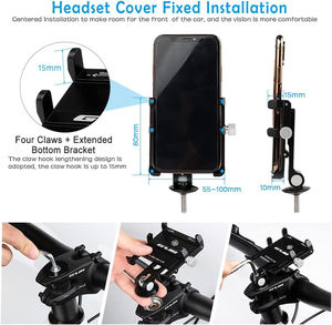 Nouveauté GUB G-95 <span class=keywords><strong>Support</strong></span> de téléphone pour vélo en aluminium CNC réglable pour guidon de vélo de route <span class=keywords><strong>VTT</strong></span> - Product Image 2