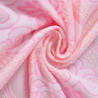 Tissu de matelassage jacquard biologique uni teint, 100% DTY enduit PE, 240 g/m², ignifuge moyen, extensible et écologique