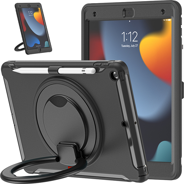 360 Degree Rotation Handle Grip Kickstand Pencil Holder Universal Kids Tablet case with Stand for ipad Air4 10.9/Pro11 2021/2020
