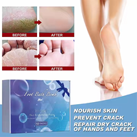 Bombes de bain pour les pieds naturelles faites à la main, lot de 12, avec sel de bain et huile essentielle pour détendre, adoucir et hydrater les pieds secs et fatigués