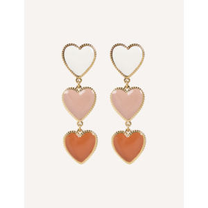 Orecchini Pendenti Estivi YFB E504, Lunghezza 5,8 cm, in Smalto e Acciaio Inossidabile, Vendita all'Ingrosso - Product Image 1