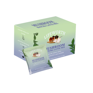 LIFEWORTH Tè Matcha al Fungo Criniera <span class=keywords><strong>di</strong></span> Leone, Tè Verde Dimagrante alle Erbe <span class=keywords><strong>in</strong></span> Confezioni, Bottiglie e Bustine - Certificato Halal - Product Image 1
